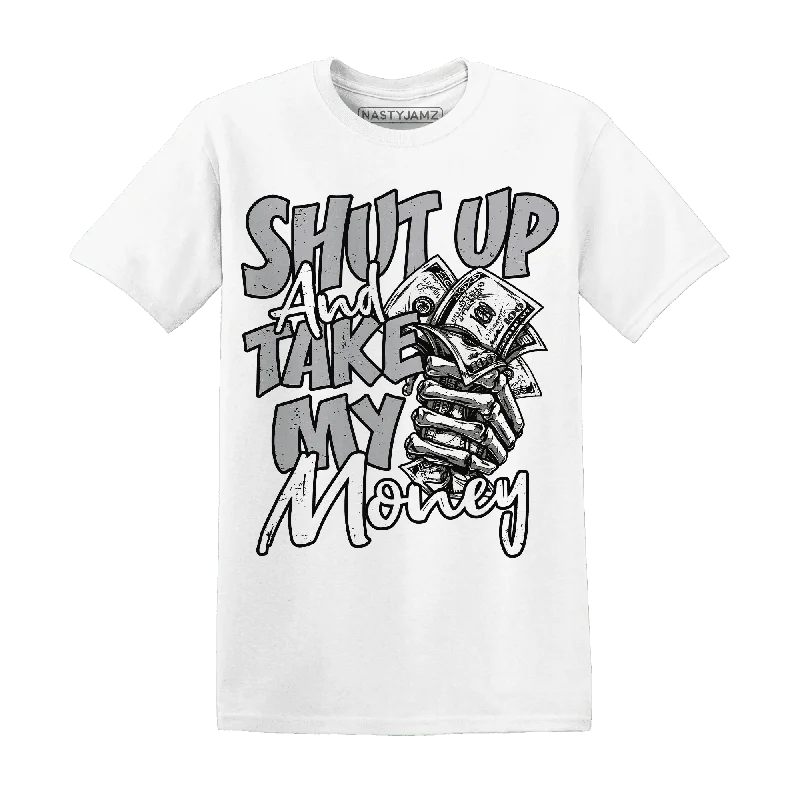 Gender-Neutral Fashion For Everyday Style Wolf Grey 1s T-Shirt Match Shut Up
