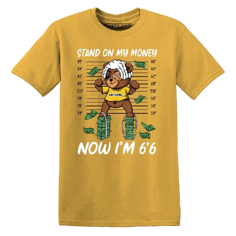 Versatile Gender-Free Wardrobe Essentials Yellow Ochre 6s NastyJamz Premium T Shirt Match BER Stand On Money Versatile Gender-Free Wardrobe Essentials Yellow Ochre 6s NastyJamz Premium T Shirt Match BER Stand On Money